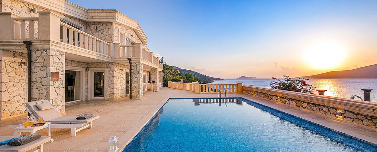 Luxury Waterfront Villa with Private Jetty - Kalkan